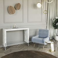 Contemporary sideboard table Porta Romanamarbleglass basemarble base