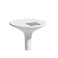 Outdoor chess table AMOPLAY © - 03017organic designfor public spacefor playground