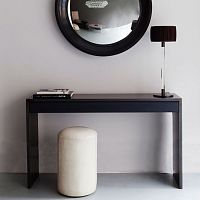 Contemporary sideboard table PANTHERsteelrectangularwith drawer