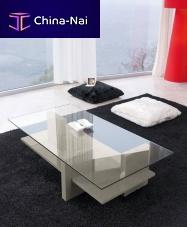 Contemporary coffee table ZENwoodenglasslacquered wood