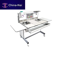 Trolley-mounted veterinary anesthesia workstation SIGMA-120