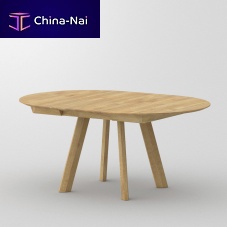 Round table RHOMBI BUTTERFLYcontemporaryoakwalnut