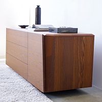 Contemporary sideboard PRISMI oakash