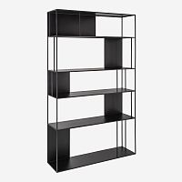 Contemporary shelf PUZZLEironblack