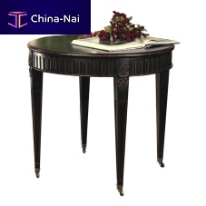Classic table ANTOINETTE : RF. 14080woodenwooden baseround