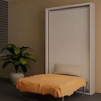 Wall bed LSGsinglecontemporarywith shelf