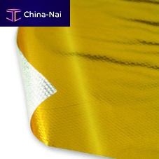 Gold heat barrier 20 - 1000 mmheat shieldaluminized fiberglass fabriclaminated