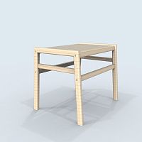Contemporary coffee table 3.00.00eucalyptuswooden baserectangular