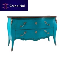 Classic chest of drawers AUTEUIL wooden2-drawerwhite