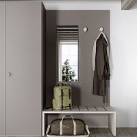 Contemporary entrance wardrobe