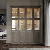 Traditional china cabinet ETICAwoodenglass