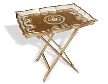 Classic nesting tables lacquered woodrectangularhome