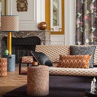 Upholstery fabric SWEET SEDUCTIONgeometric patternpolyesterviscose