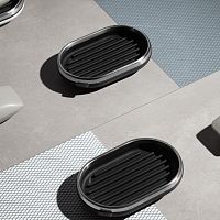 Stainless steel soap dish VIPP5silicone
