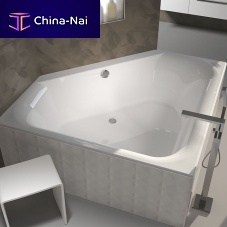 Corner bathtub AUSTINwhirlpoolacrylicwhite