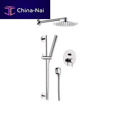 Wall-mounted shower set 17AUMTX20contemporarywith hand showerrain