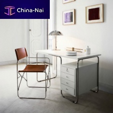 Free-standing desk COMACINAcontemporaryleatherstraight