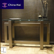 Contemporary sideboard table THASOSmetalironlacquered metal