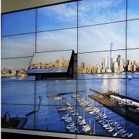 Contemporary TV wall bracket DS-VW765-LQRcustommetalcommercial