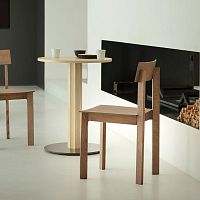 Contemporary high bar table OCMDFashsteel base