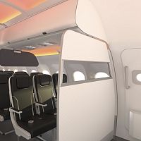 Airport room divider