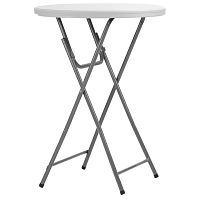 Contemporary high bar table PRAXI 80plasticmetal baseround