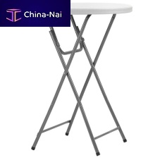 Contemporary high bar table PRAXI 80plasticmetal baseround
