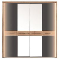 Contemporary wardrobe Tivoliwoodenwith swing doorswith built-in lighting