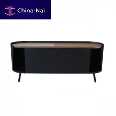 Contemporary TV cabinet Armand2-doorwith built-in lightoak