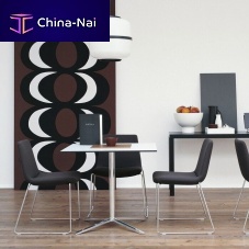 Contemporary bistro table CosmosHPLoakcast aluminum base