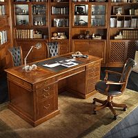 Free-standing desk R 401traditionalcherrywoodstraight