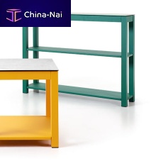 Contemporary sideboard table LOFTmetalmetal baserectangular