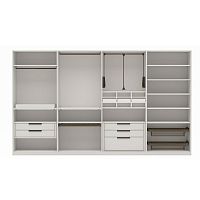 Contemporary wardrobe BASE Cmelaminesliding doorcustom