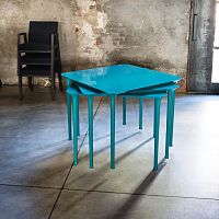 Contemporary table SPINDLEMDFrectangularstackable