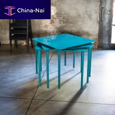 Contemporary table SPINDLEMDFrectangularstackable