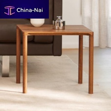 Contemporary side table PILOTI oakoak baserectangular