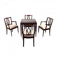 Art Deco poker table STA001homeleathermahogany