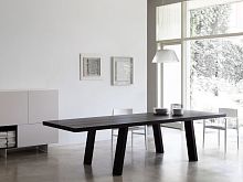 Contemporary table MINIMOsolid woodhemlockrectangular