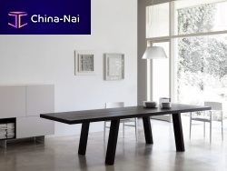 Contemporary table MINIMOsolid woodhemlockrectangular