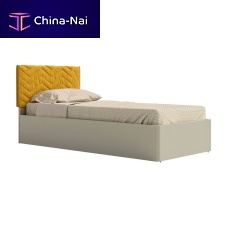 Single bed ZIGGYcontemporaryupholsteredwith upholstered headboard
