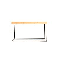 Contemporary sideboard table LISBON bamboocorksteel base