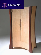 Original design wardrobe FIRELAND FLOW BUTSUDANwoodenwith swing doors