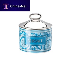 Porcelain storage box BAROCCO: 14633-403769-24989with lid