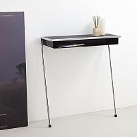 Contemporary sideboard table LOLAsheet steelchromed metalrectangular