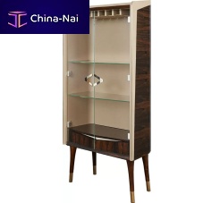 Contemporary display case Grand Turismo 893 with long legsglassziricote