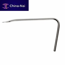 Vascular access cannula Hubercurved