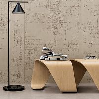 Contemporary bedside table DNAplywoodwoodleather