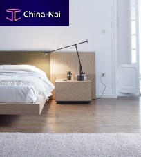 Contemporary bedside table LAUKIwoodenwooden baserectangular