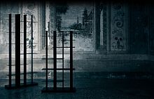 Free-standing bookcase CCLIGHTminimalist designaluminumwith built-in lighting