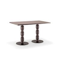 Contemporary table BERLINO 080 D H75beechwood veneerlaminate
